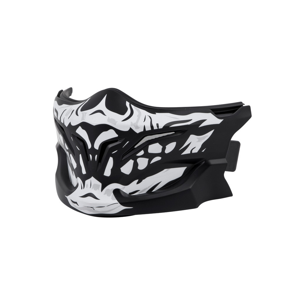 Scorpion EXO Covert Face Mask Skull Black White