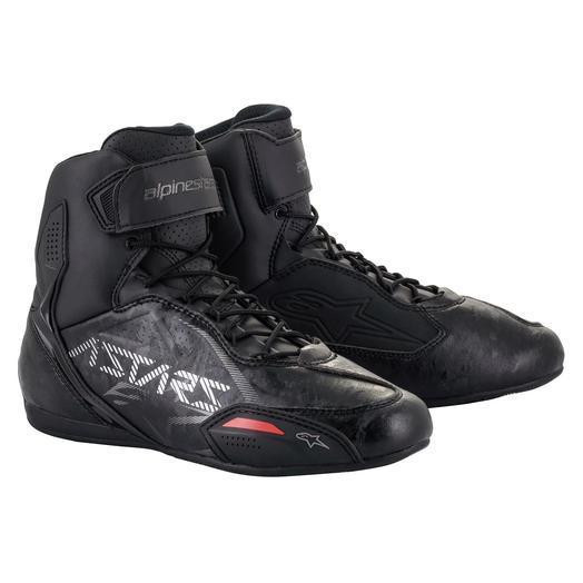 Alpinestars Faster-3 Black Silver Knit Shoes