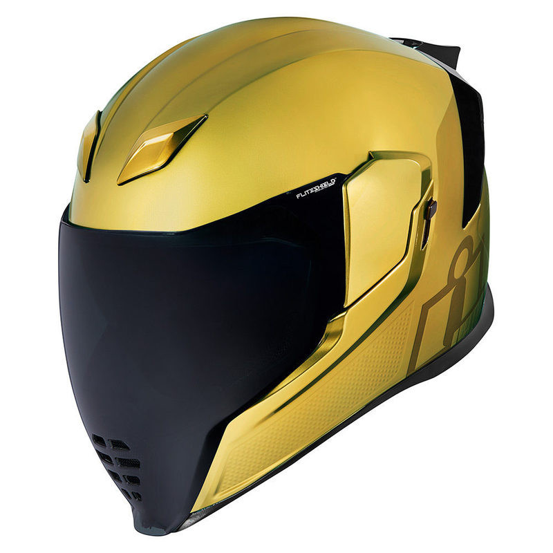 ICON AIRFLITE JEWEL ゴールド ヘルメット Icon Airflite MIPS Gold Jewel Helmet - Speed Addicts