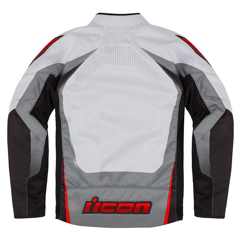 Icon Hooligan Gray Red Ultrabolt Jacket