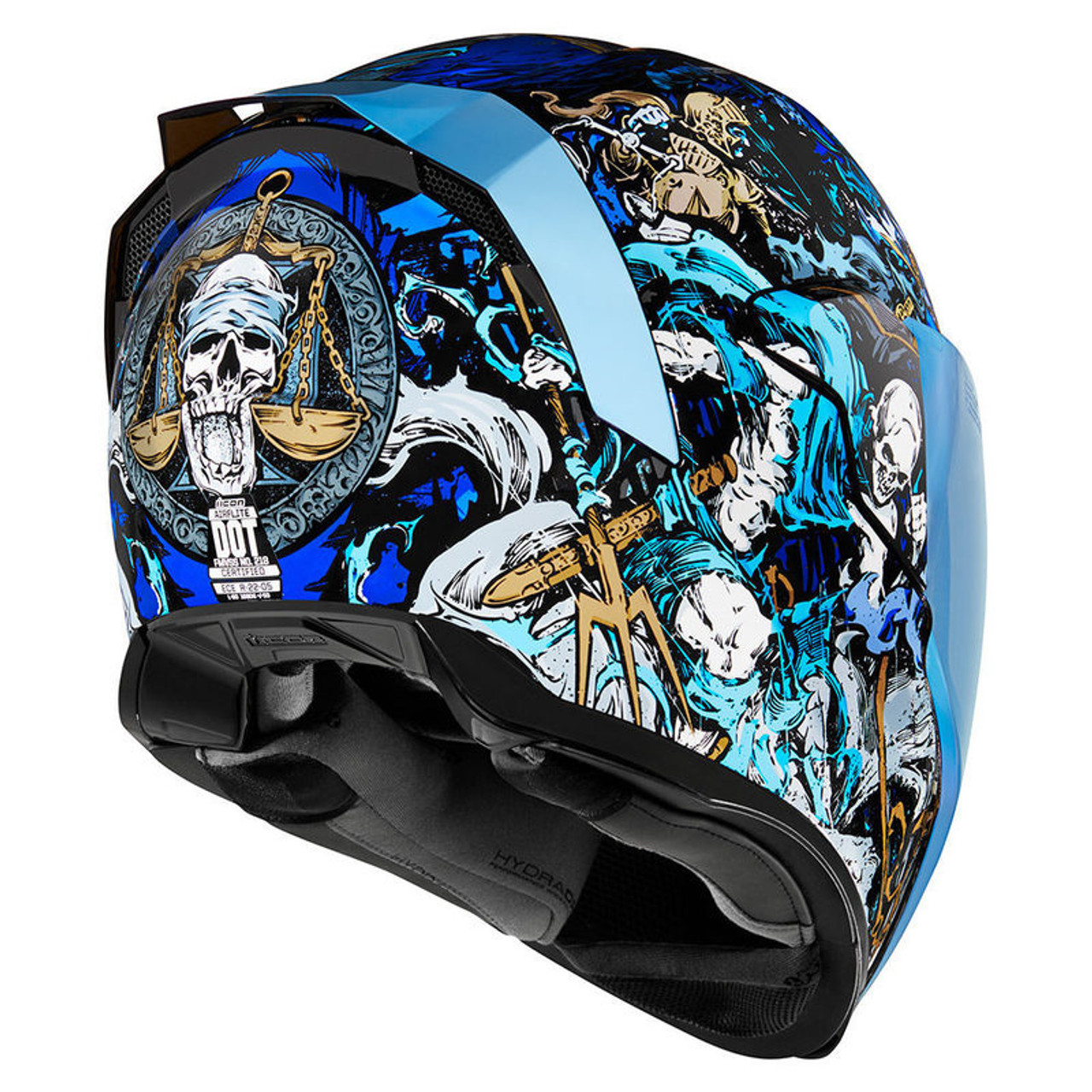 Icon Airflite Blue 4Horsemen Helmet - Speed Addicts