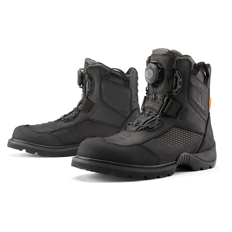 Icon Stormhawk Black Boots