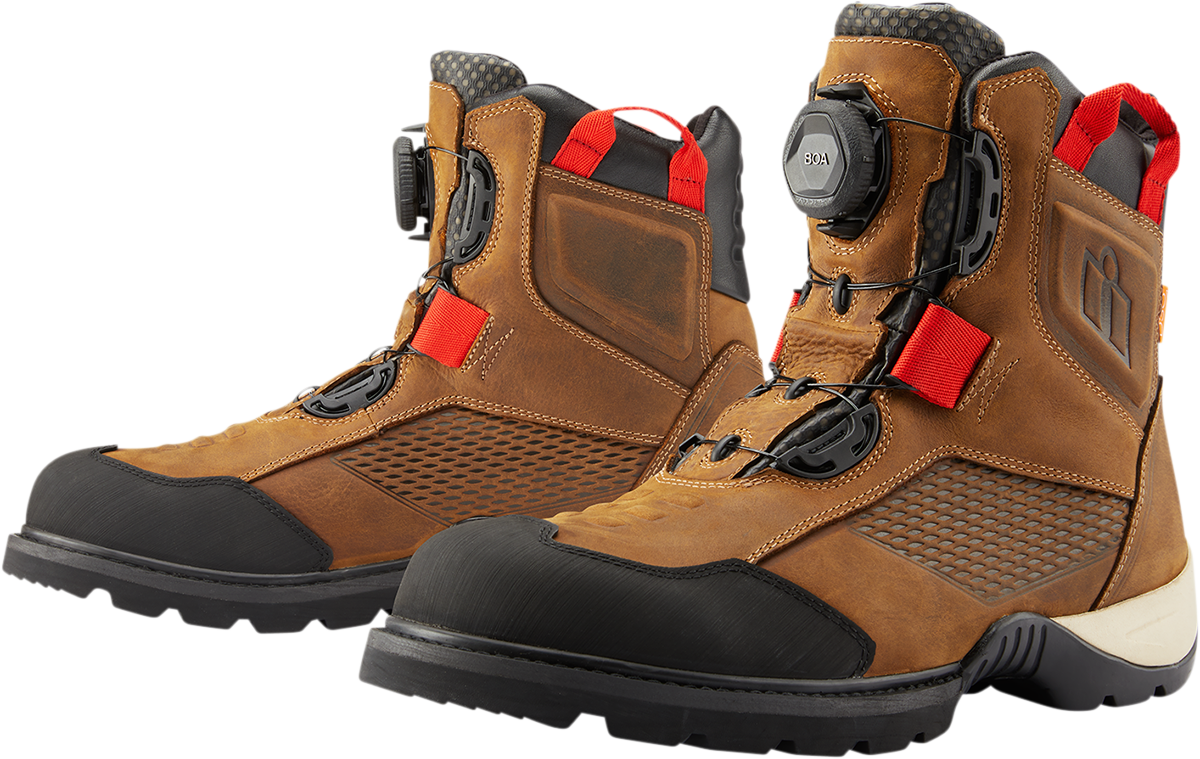 Icon Stormhawk Brown Boots