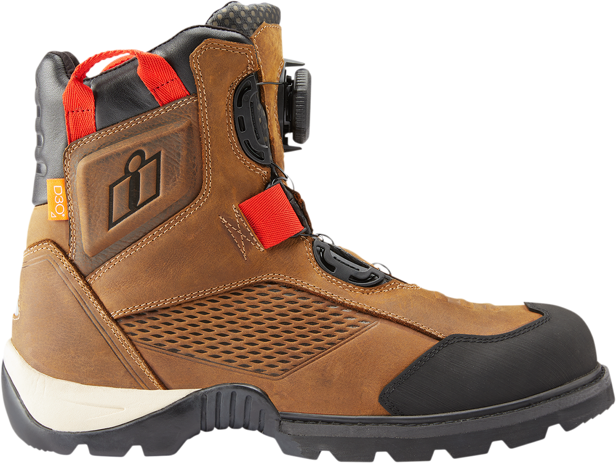 Icon Stormhawk Brown Boots