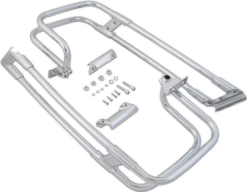 Drag Specialties Saddlebag Guard Rails - Chrome - '14-'20  -  3501-1245