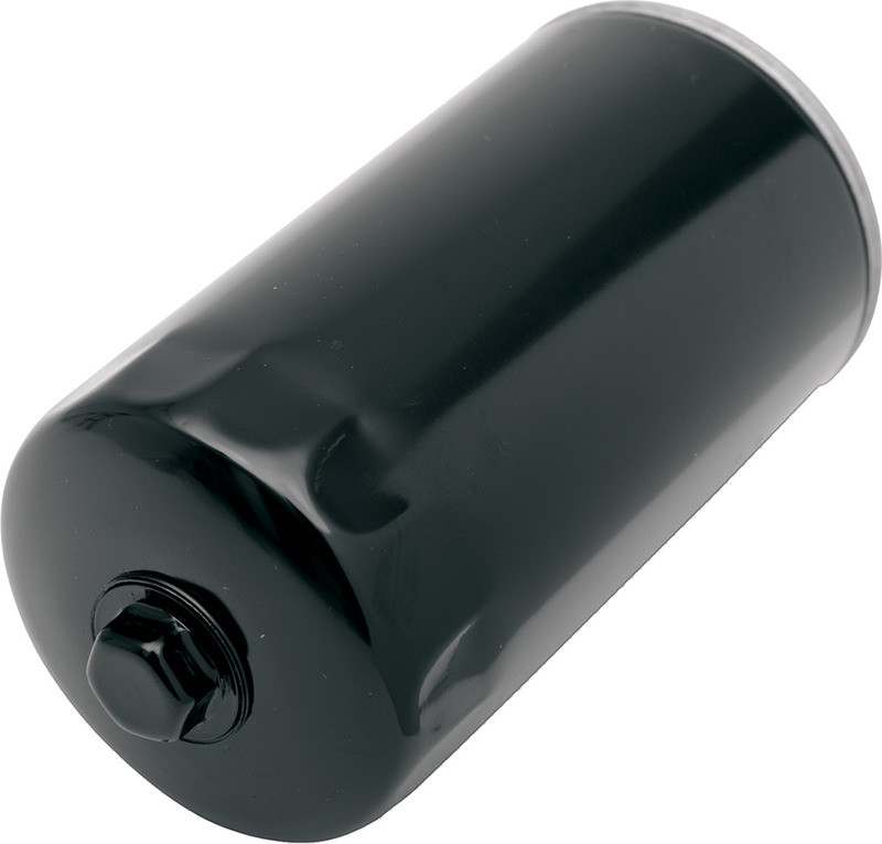 Drag Specialties Oil Filter - Spin-On - Black - With Nut  -  0712-0023