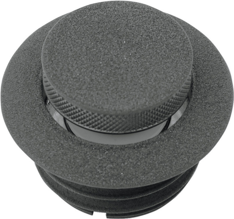 Drag Specialties Pop-Up Gas Cap - Black Wrinkle - Vented  -  0703-0460