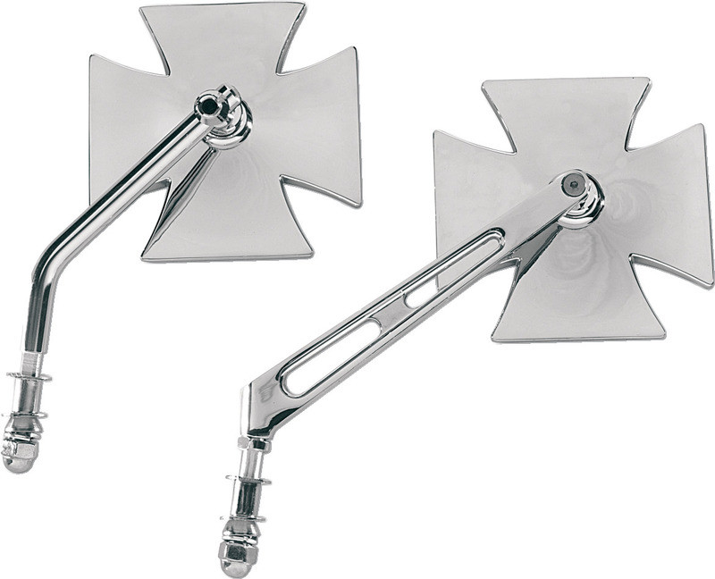 Drag Specialties Maltese Mirror - Air Stem  -  1901-6009