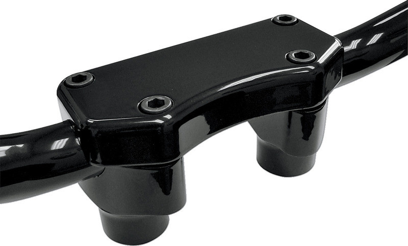 Drag Specialties Risers - 1-1/2" - Buffalo - Top - Black  -  0602-0256