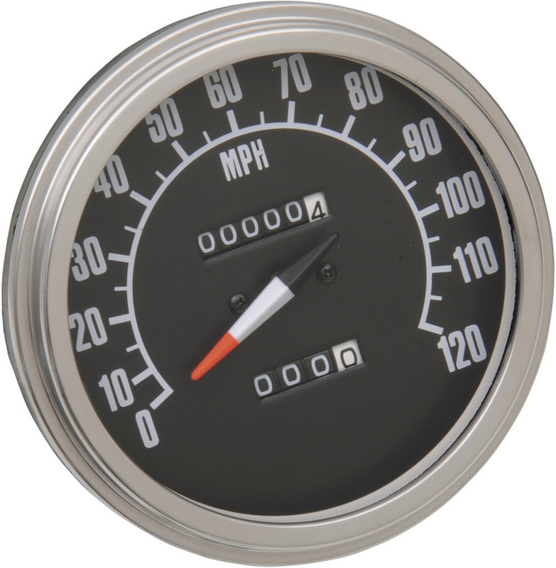 Drag Specialties FL-Style 2240:60 Speedometer - '68-'84 Face  -  DS-243886