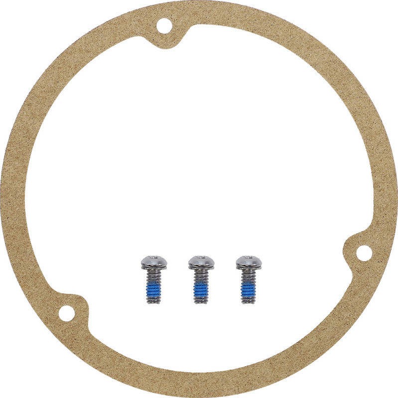 Drag Specialties 3 Hole Gold Live to Ride Derby Cover  -  1107-0156