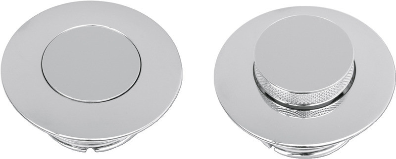 Drag Specialties Pop-Up Gas Filler- Chrome - Right Side - Vented  -  0703-0293