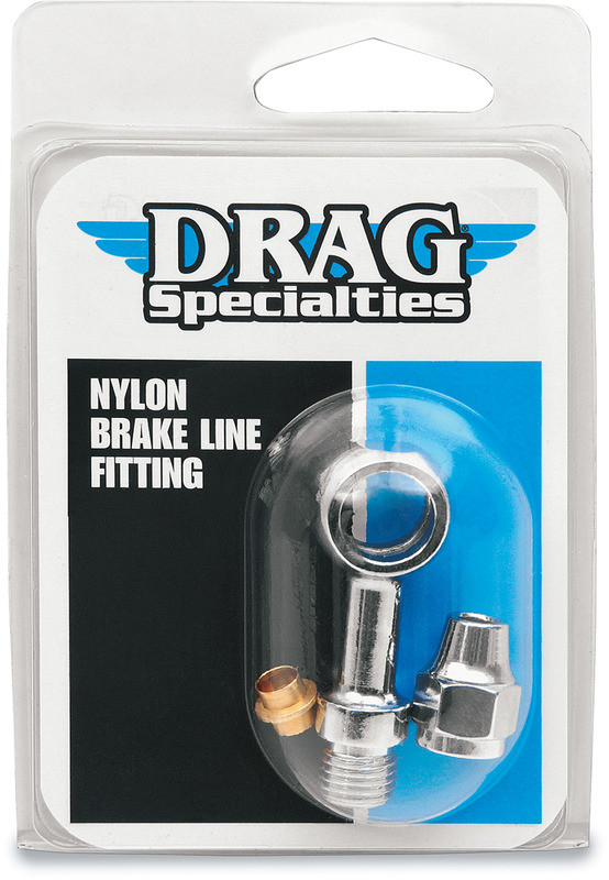 Drag Specialties Banjo Fitting - 7/16" - Straight  -  1742-0107