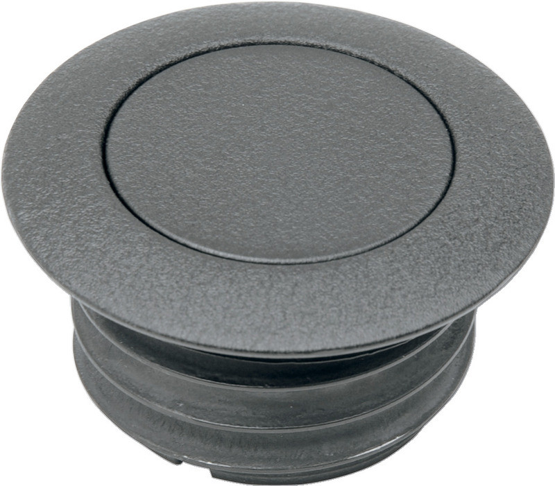 Drag Specialties Pop-Up Gas Cap - Black Wrinkle - Vented  -  0703-0324