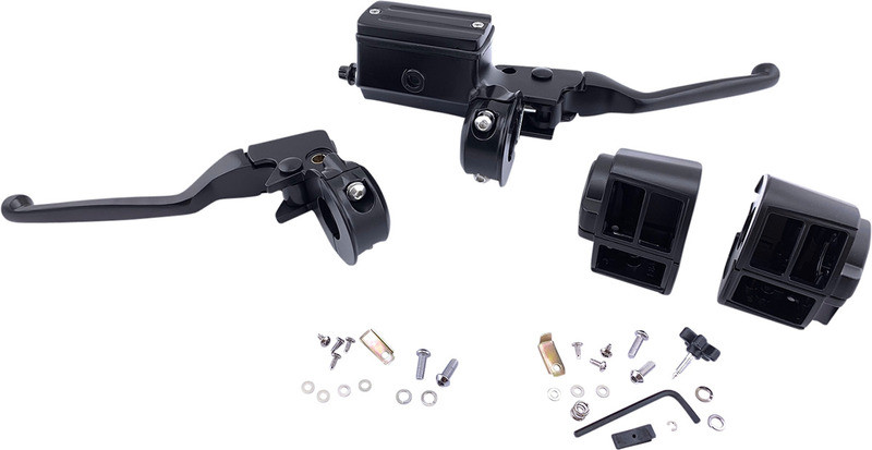Drag Specialties Handlebar Controls - 5/8" Master Cylinder - '84 - '95 - Black  -  0610-2147