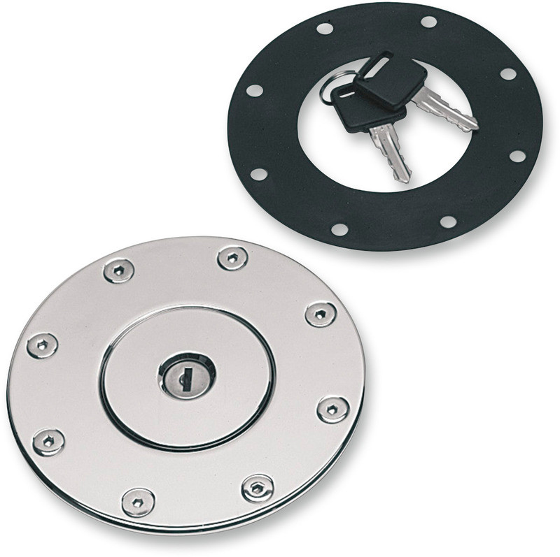 Drag Specialties Aero Gas Cap - 120mm - Vented  -  1914-1525