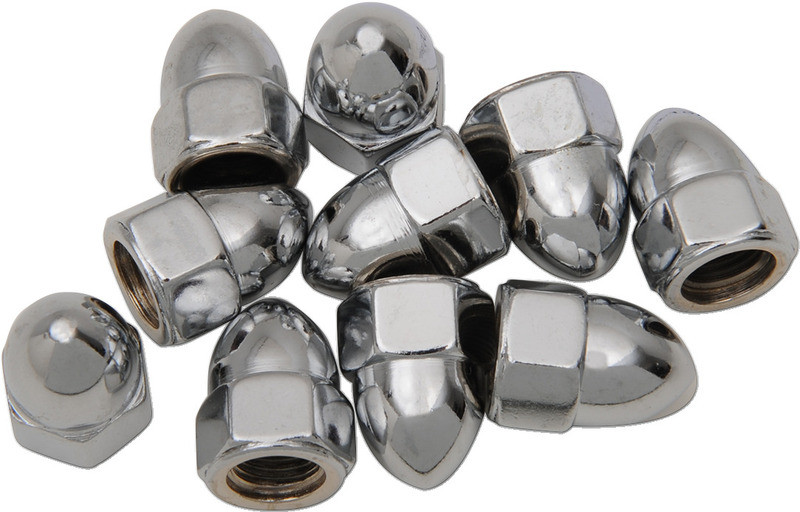 Drag Specialties 3/8-16 Acorn Nut Chrome  -  DS-190857