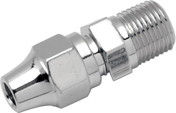 Drag Specialties Brake Line Fitting - 1/8" NPT - Straight  -  1742-0061