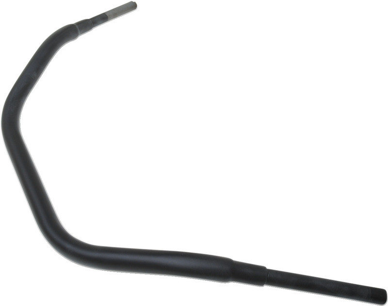 Drag Specialties Flat Black Big Buffalo Handlebar for TBW  -  0601-4295