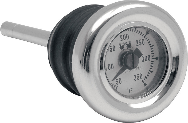 Drag Specialties Oil Plug - With Temperature Gauge  -  DS-330033
