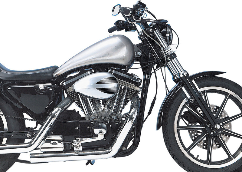 Drag Specialties Extended Gas Tank - Smooth-Top - Single-Cap Style - XL  -  DS-391352
