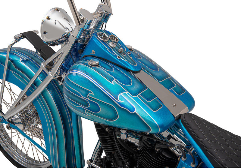 Drag Specialties Fat Bob Gas Tank - 5.0 Gallon - Screw-In Gas Cap  -  DS-391236