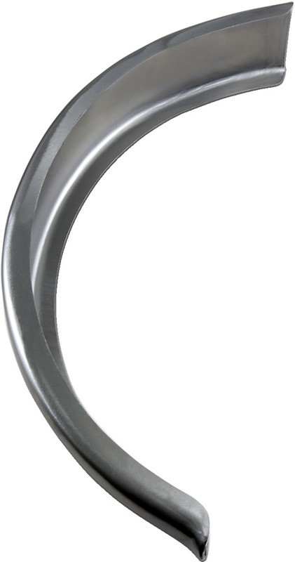 Drag Specialties 6" Steel Fender - Rear - Bobbed - Raw  -  DS-393500