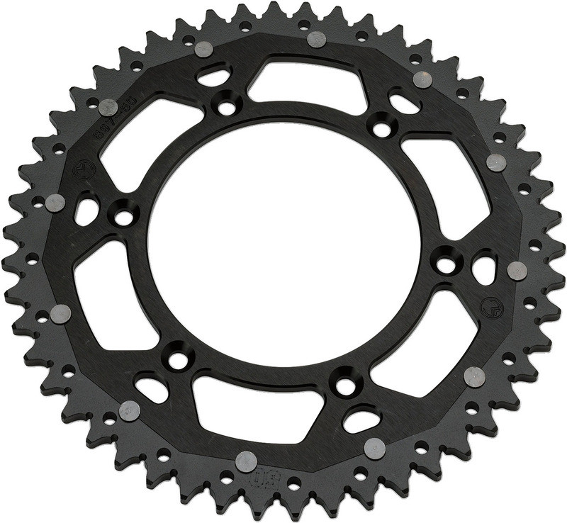 Moose Racing Dual Sprocket MSE - Black - 50-Tooth  -  1210-210-50-10X