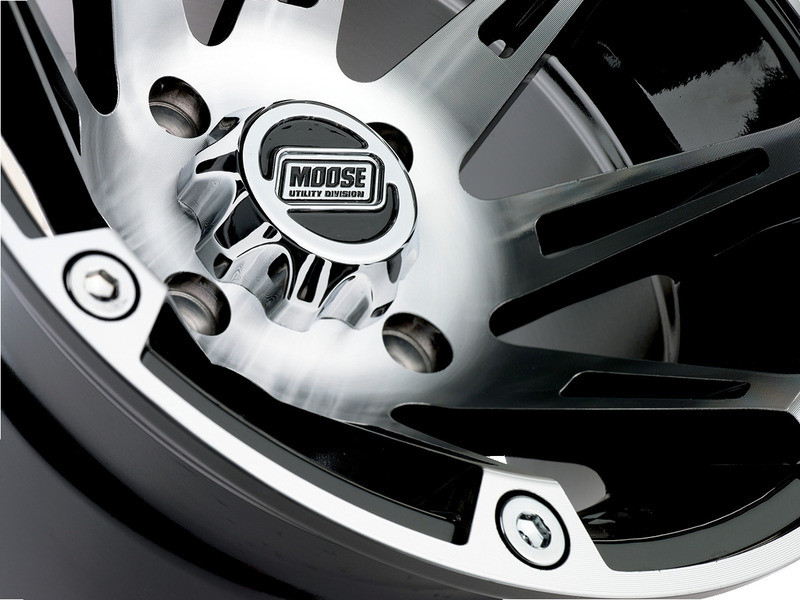 Moose Racing Wheel - 387M - 14X7 - 4/156 - 4+3  -  387MO147156BW4