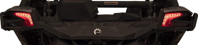 Moose Racing LED Tail Lights - Can-Am X3 - Black  -  500-3359-PU