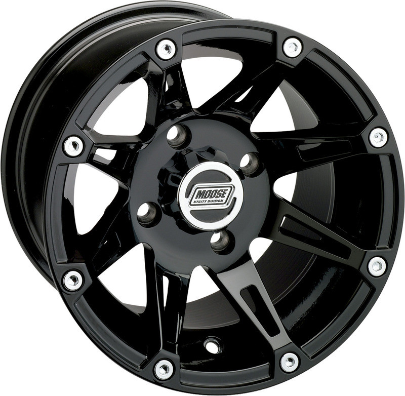 Moose Racing Wheel - 387B - 14X7 - 4/156 - 4+3  -  387MO147156GB4
