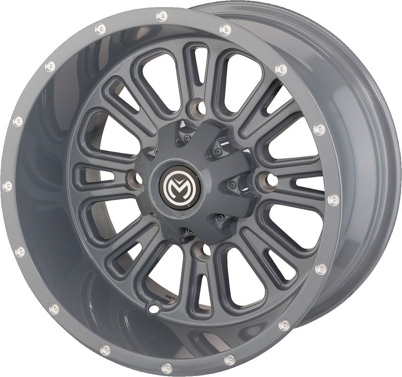 Moose Racing Wheel - 399X - 12X8 - 4/156 - Gray  -  399MO128156KG4