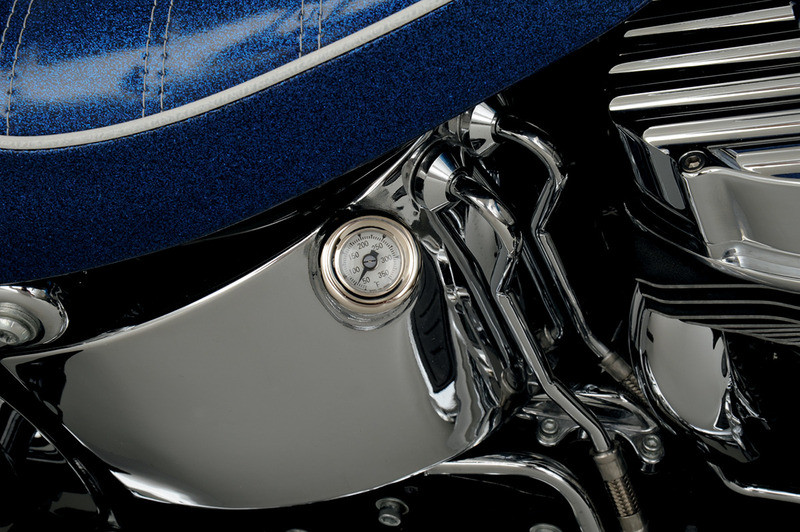 Drag Specialties Oil Plug - With Temperature Gauge  -  DS-330039