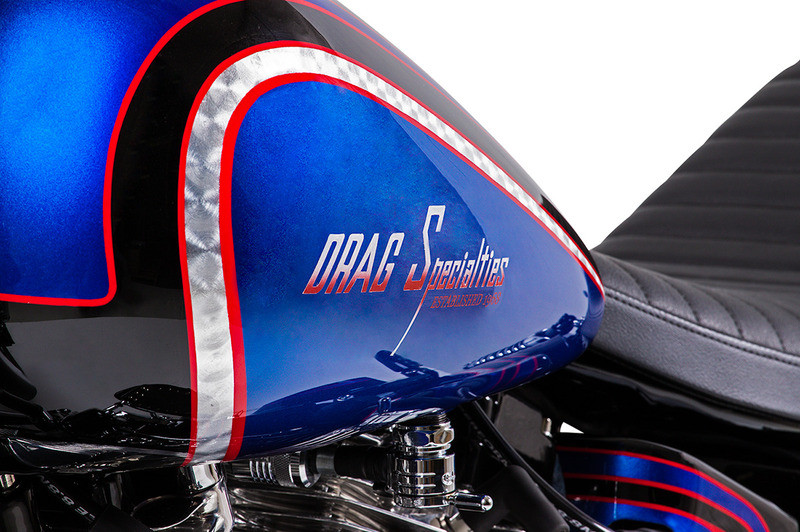 Drag Specialties Fat Bob Gas Tank - 3.5 Gallon - Twist-Lock Gas Cap  -  DS-391230