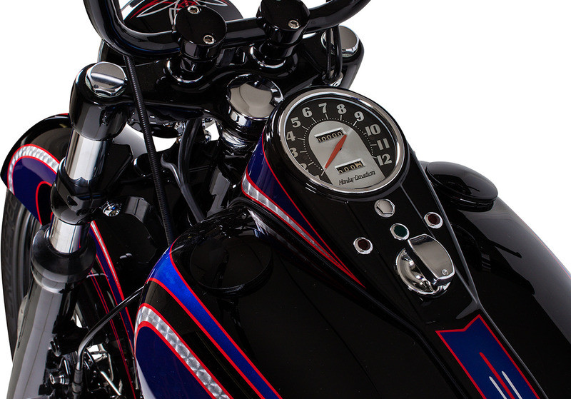 Drag Specialties Fat Bob Gas Tank - 3.5 Gallon - Twist-Lock Gas Cap  -  DS-391230