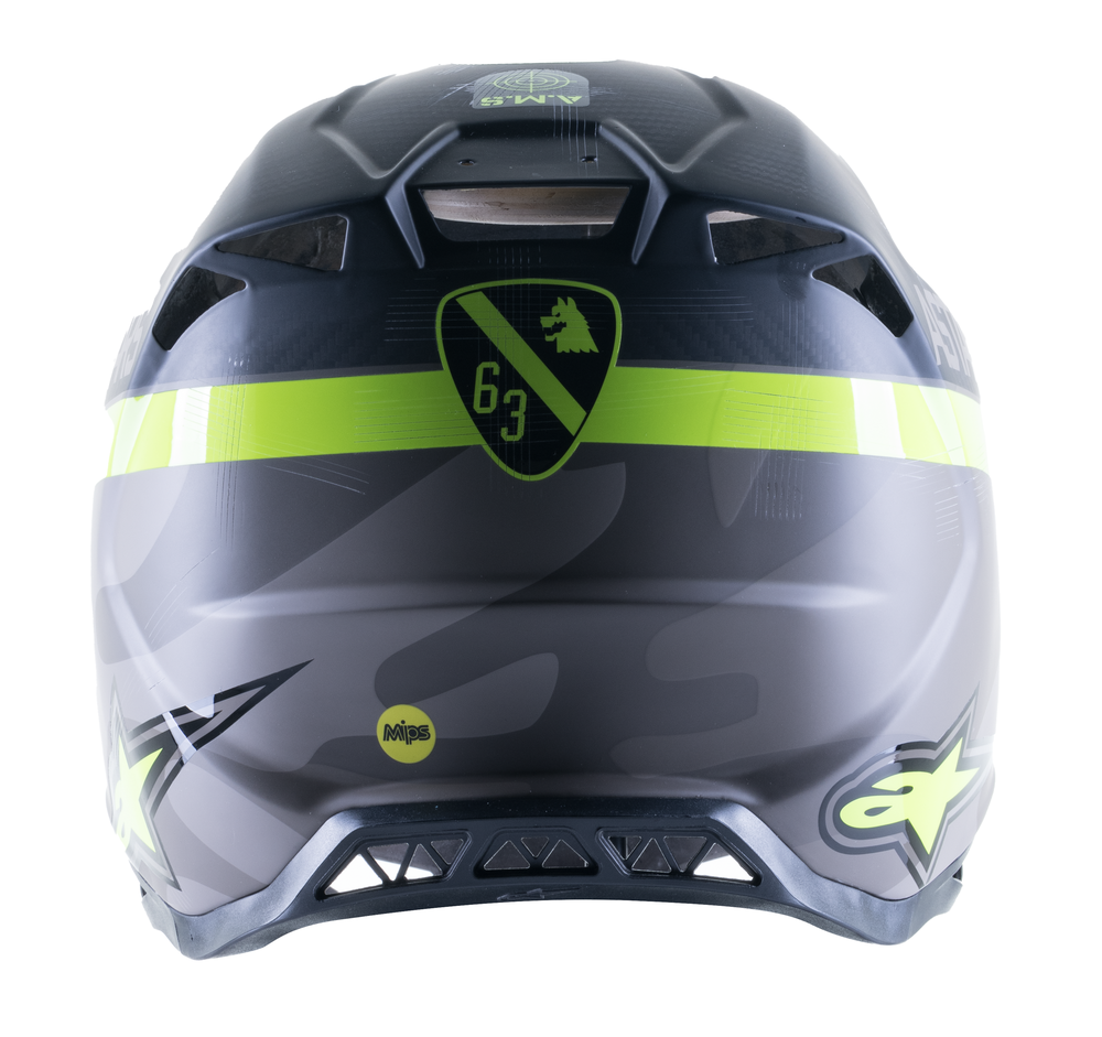 Alpinestars S-M10 AMS21 M&G Grey Yellow Fluo Black Helmet