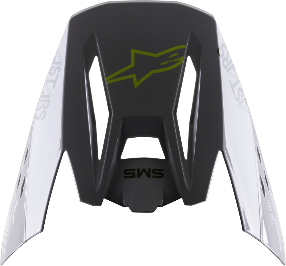 Alpinestars S-M5 Bond Glossy Silver Yellow Fluo Visor
