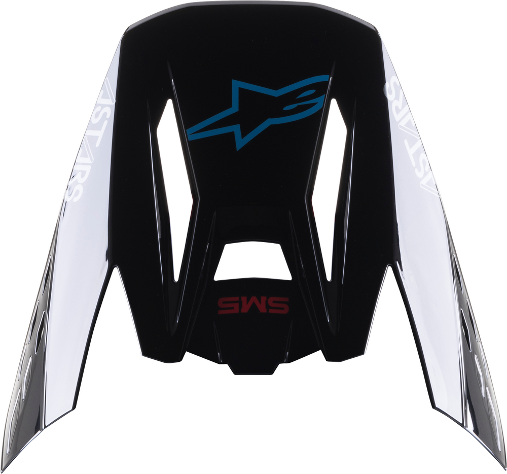 Alpinestars S-M5 Bond Glossy Black Cyan Visor
