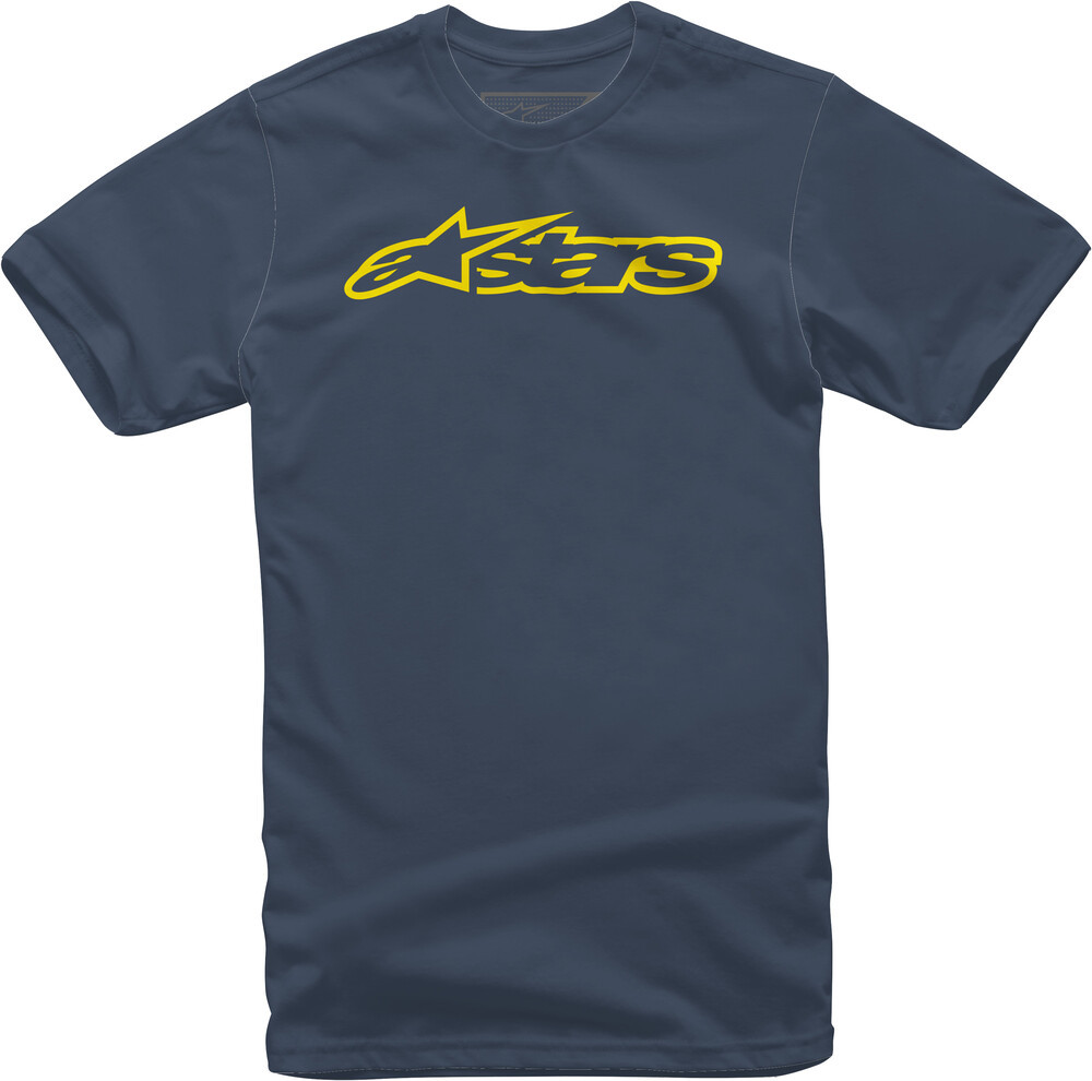 Alpinestars Blaze Navy Yellow Tee