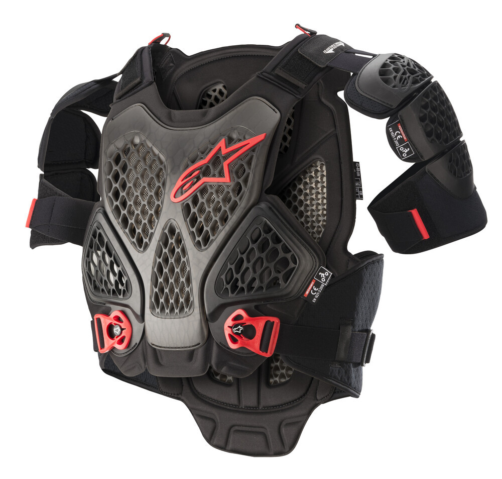 Alpinestars ブラック プロテクター　Sサイズ Alpinestars A-6 Black Anthracite Chest Protector - Speed Addicts