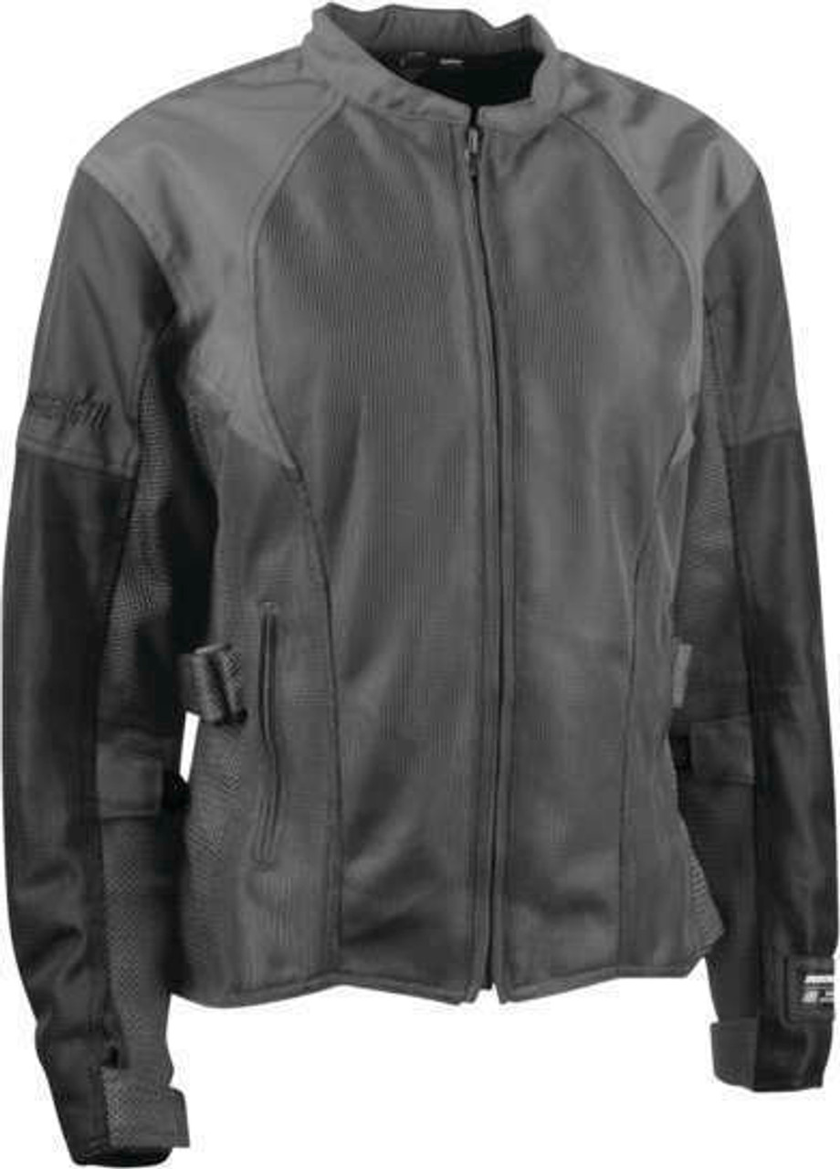 Speed and Strength Radar Love Grey Black Womens Mesh Jacket Speed Addicts