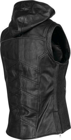 Speed and Strength Hells Belles Black Womens Leather Vest