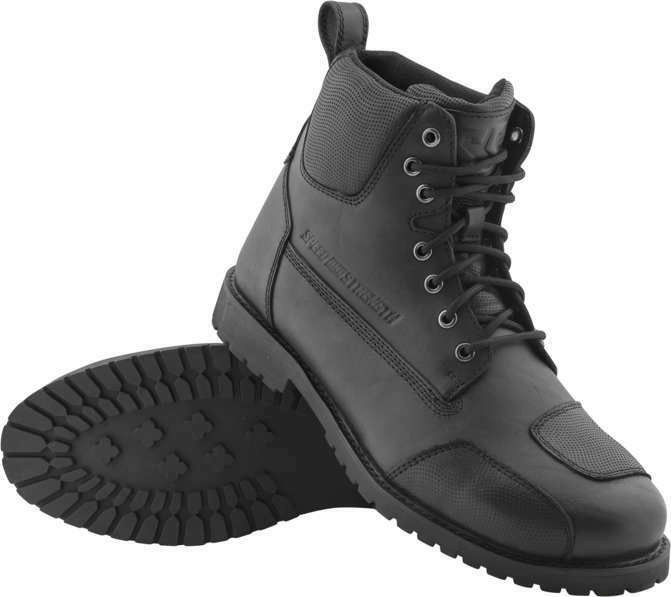 Speed and Strength Call to Arms Black Mens Leather Boots