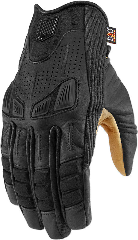 Icon AXYS Black Gloves