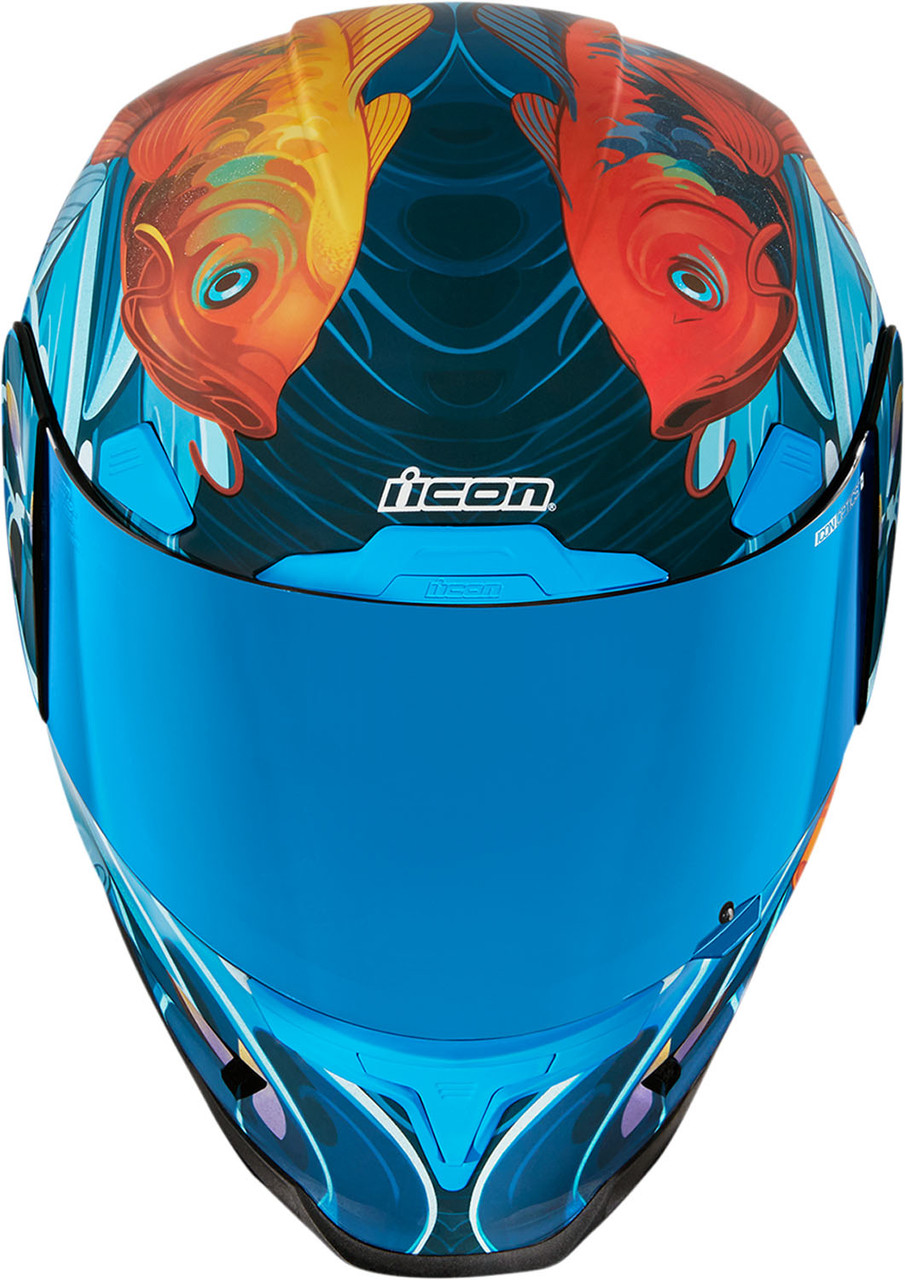 Icon Airframe Pro Blue Koi Helmet