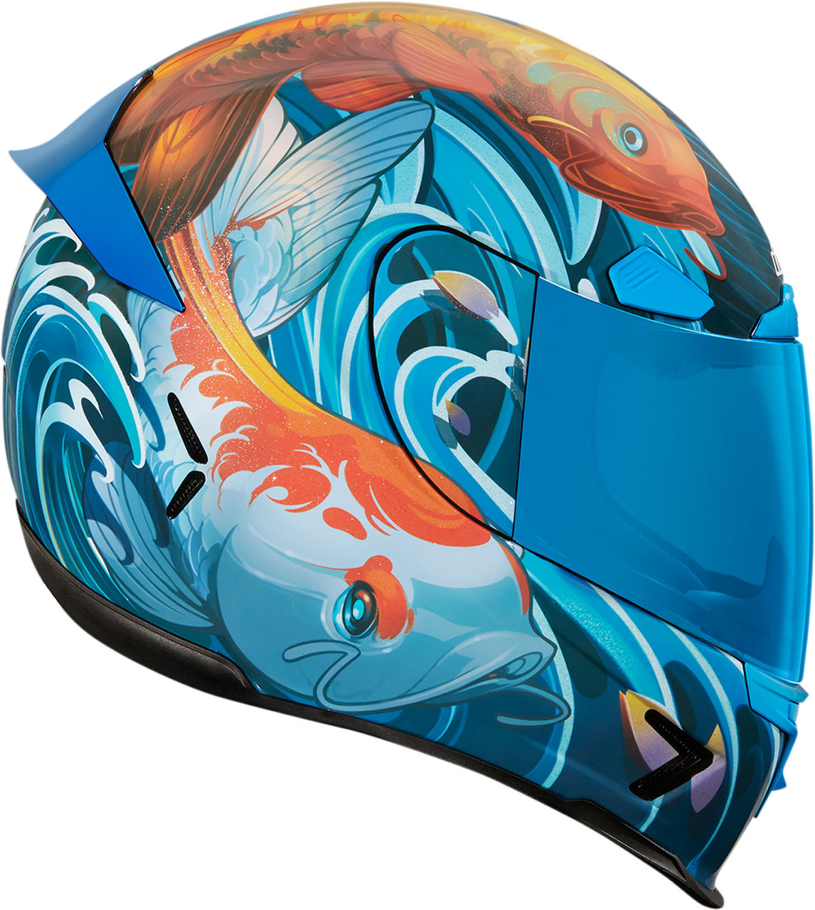 Icon Airframe Pro Blue Koi Helmet