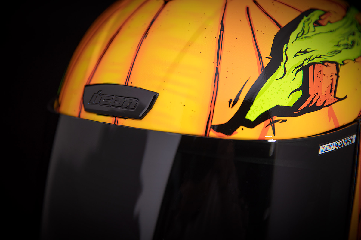 Icon Airform Orange Trick or Street Helmet