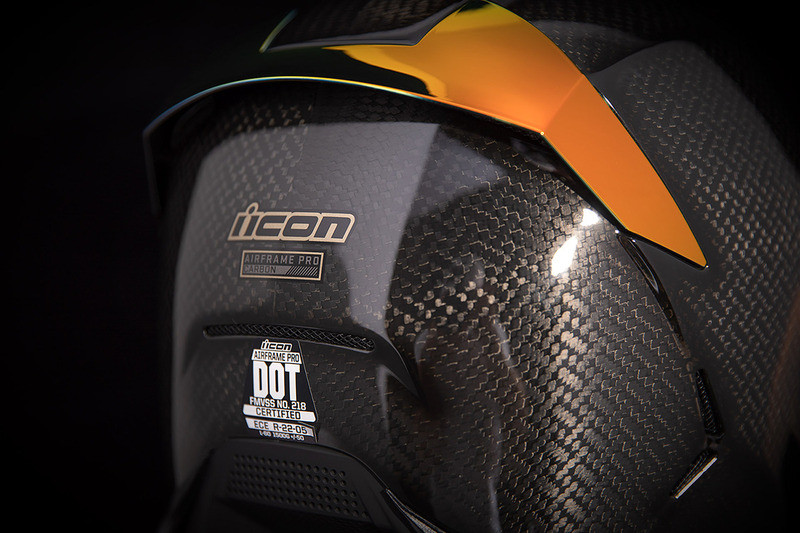 Icon Airframe Pro Red Carbon Helmet