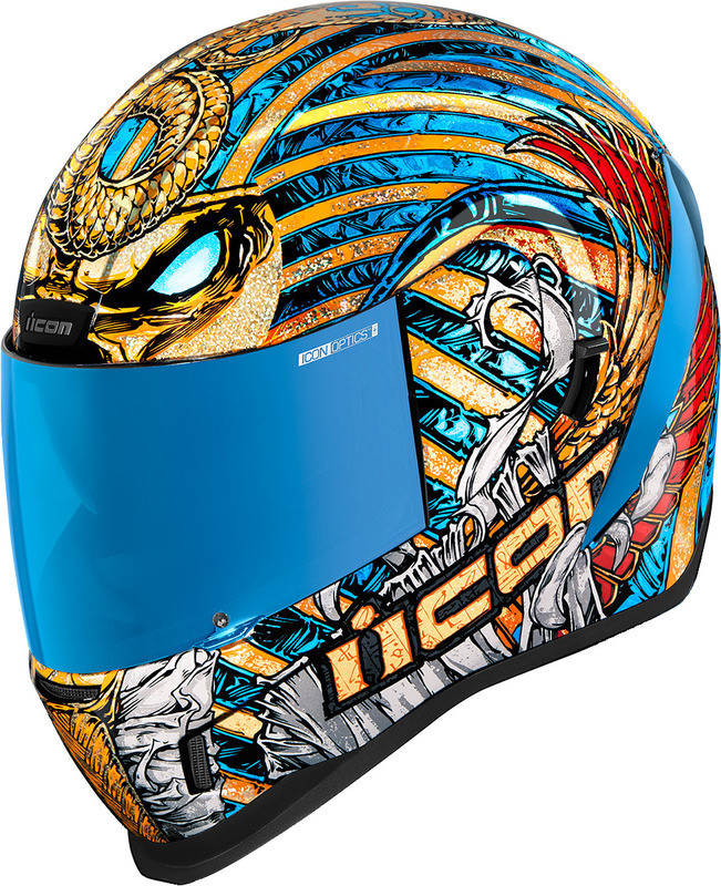 Icon Airform Gold Pharaoh Helmet - Speed Addicts