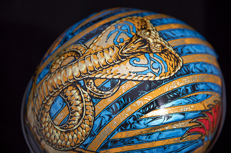 Icon Airform Gold Pharaoh Helmet - Speed Addicts